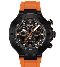 Unbenutzte TISSOT T-Race T141.417.37.051.02 Schwarz Quarz Herrenuhr in Box