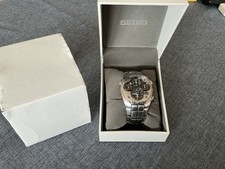 ?? Rarität Seiko Sportura Kinetic 9T82 Edelstahl Lim.Edit. Nr.1370 Chronograph