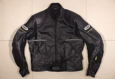 Herren Jacke Lederjacke Motorradjacke Shoei Größe 58 (XL) Echt Leder