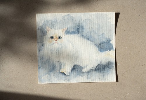Original aquarell gemälde - aquarell, gemälde-