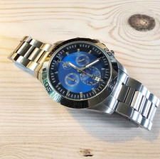 BMW Collection Sport Chronograph Datum blaues Zifferblatt Uhr - 43 mm