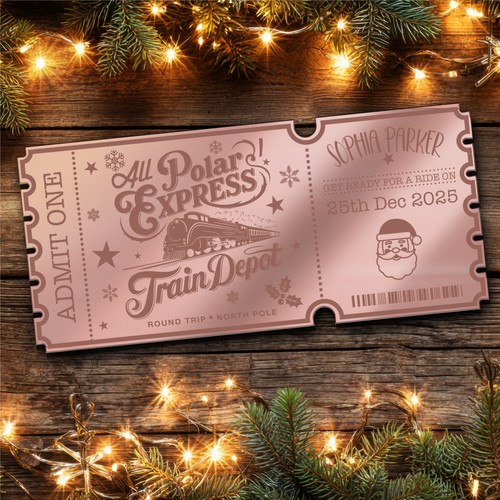 Rosegold spiegel acryl ticket - rosegold,