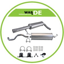 Komplette Auspuffanlage ab Kat VW Golf IV 4 VW Beetle 1.4i 16V + Montagezubehör