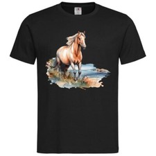T-Shirt Pferde Reiten Pferd
