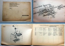 Deutz D2506 Wechselgetriebe 25.1 Ersatzteilliste Ersatzteilkatalog