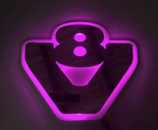 24V RGB LED panel silver