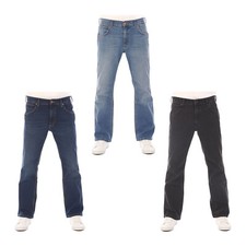 Wrangler Herren Jeans Jacksville Hose Jeanshose Baumwolle Bootcut Denim Stretch