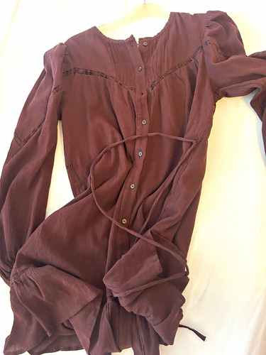 Damen blusenkleid knielang - h&m,