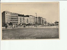 GOTENHAFEN/ Ostpr...,A.-Hitler-Platz, Altneubau  m. Blick zum Hafen...s/w AK kl