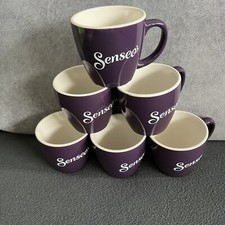 6 x Senseo Tasse lila violett Kaffee Becher Sammeltasse Edition 2015 200 ml