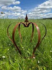 Edelrost Krone groß mit