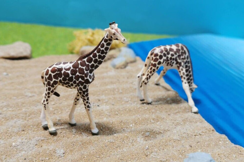 2er figuren set - 1/87, giraffen