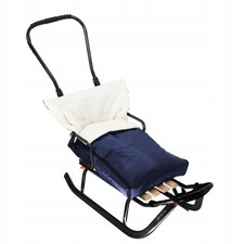 Metall Schlitten mit Lehne