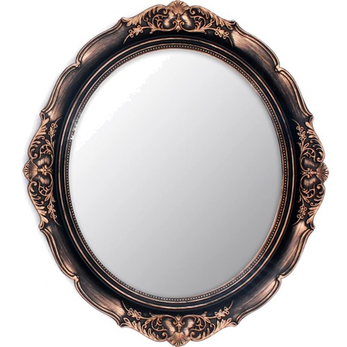 Wandspiegel vintage oval - wandspiegel,