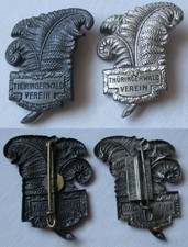 2 Abzeichen Thüringerwald Verein Thüringer Fahnenfabrik Coburg (171906)