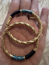 750er  gelbgold Creolen  6.8