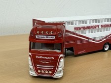 Herpa LKW Modell DAF XF SSC Viehtransporter-SZg Thomas Werner in EVP -Nr: 315449