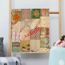 Patchwork Kantha Tagesdecke