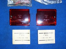 2  Original Bosch Opel Kadett B Coupe L+R Rücklichtglas Rücklicht  65 - 67  NOS 
