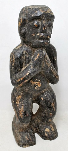 Antike holz tribal mann figur - tribal,