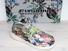 FUSION Canvas Slipper Ballerina Halbschuh Sneaker superleicht EMMA VanGogh Neu !