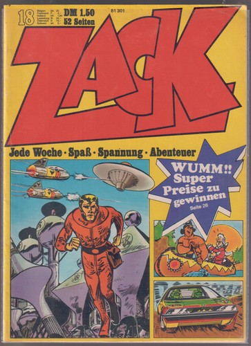 Zack 1972 zweites heft - zack,