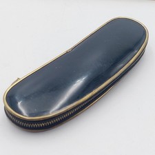 Vintage Leder Etui Schwarz