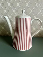 MELITTA ZÜRICH Streifen ROT große Kaffeekanne 5-100  1,0 Liter TOP