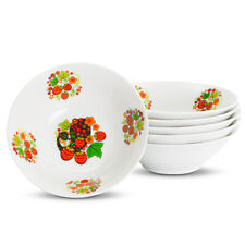 Suppenteller-6er-Set - Hohloma, Ø18 cm Geschirr Keramik Teller rund Schale