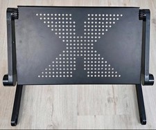 Bu-807 Laptop-Schreibtisch.Klappbare Tischplatte aus Metall, 42 x 48 x 26 Cm