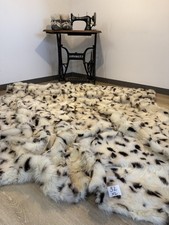 Echte Schafsfell Decke  PREMIUM Decke 200/220cm