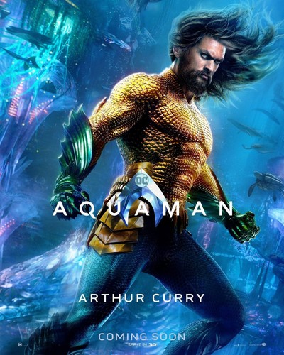 Aquaman 2018 filmposter - aquaman,