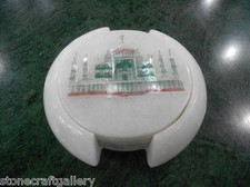 Marmor Untersetzer Stein Inlay