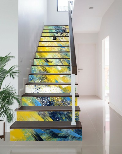 Aquarell kunst 616na stair - 3d,
