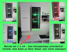 3x LED Glaskantenbeleuchtung Glasbodenbeleuchtung Glasbeleuchtung Batteriehalter