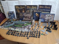 Konvolut: Herr der Ringe Hobbit Figuren Zubehör Teile  Sammlung Bücher Hefte