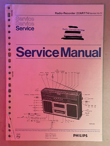 Philips service manual für - philips, service-manual