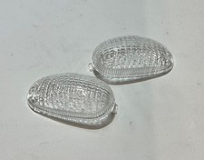 Paar Vordere Blinkersteine Piaggio ZIP Fast Rider 50 ccm Ab 1996 - Weiß