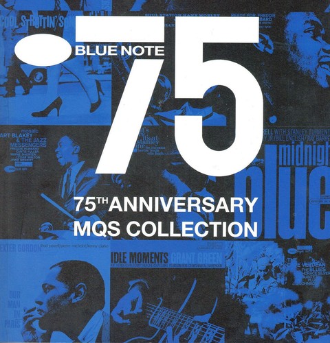 75th anniversary blue - blue, note