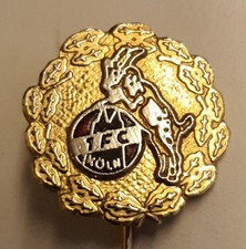 Pin Ehrennadel in Gold 1. FC Köln Kölner Anstecknadel Fußball Fußballverein 