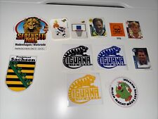 Diverse Aufkleber (Sachsen, Iguana, Kellogs, Fußball, Serengeti Park)