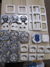 Busch Jäger Duro 2000  cremeweiß SCHALTER, STECKDOSEN, RAHMEN nach Bedarf