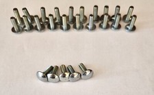 Schrauben für Drilastic oder Ledersattel Satteldecke Oldtimer Motorrad M5x18 Kop