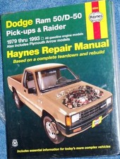 Reparaturanleitung - Dodge Plymouth Arrow, Pick-ups, Ram 50/D-50 US Werkstatt
