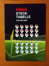 Super-Stecktabelle zur EM 2008, Kicker Sonderheft EM 2008?⚽
