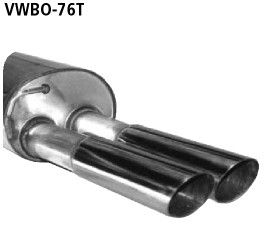 Bastuck sportauspuff seat - bastuck,