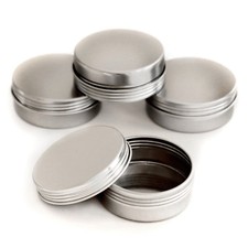 10 x 25ml Rund Silber