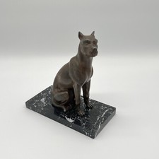 Alte Metall Figur Dogge