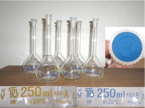 Gdr 250ml glaskolben - 6,