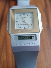 Uhr Armbanduhr - Alte Casio FS-01 Dual Time Film Watch